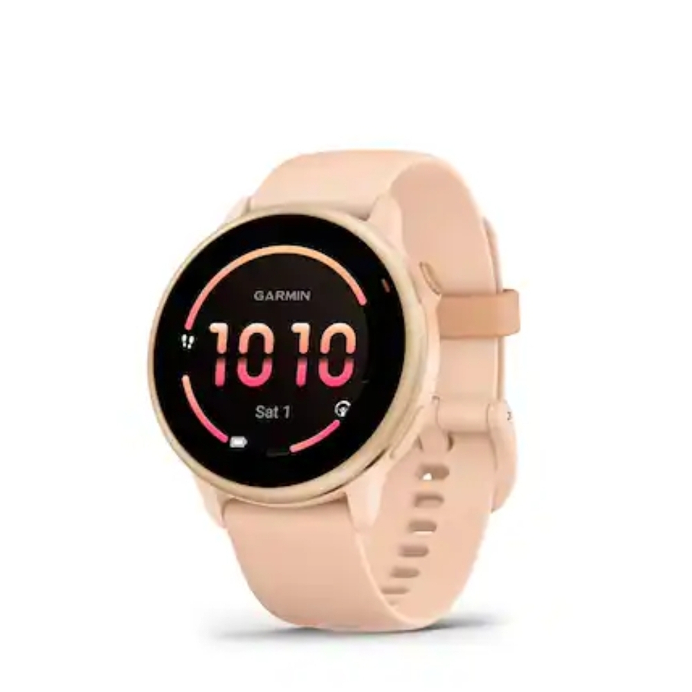 Garmin Videoactive 6 Smartwatch with Cream Band